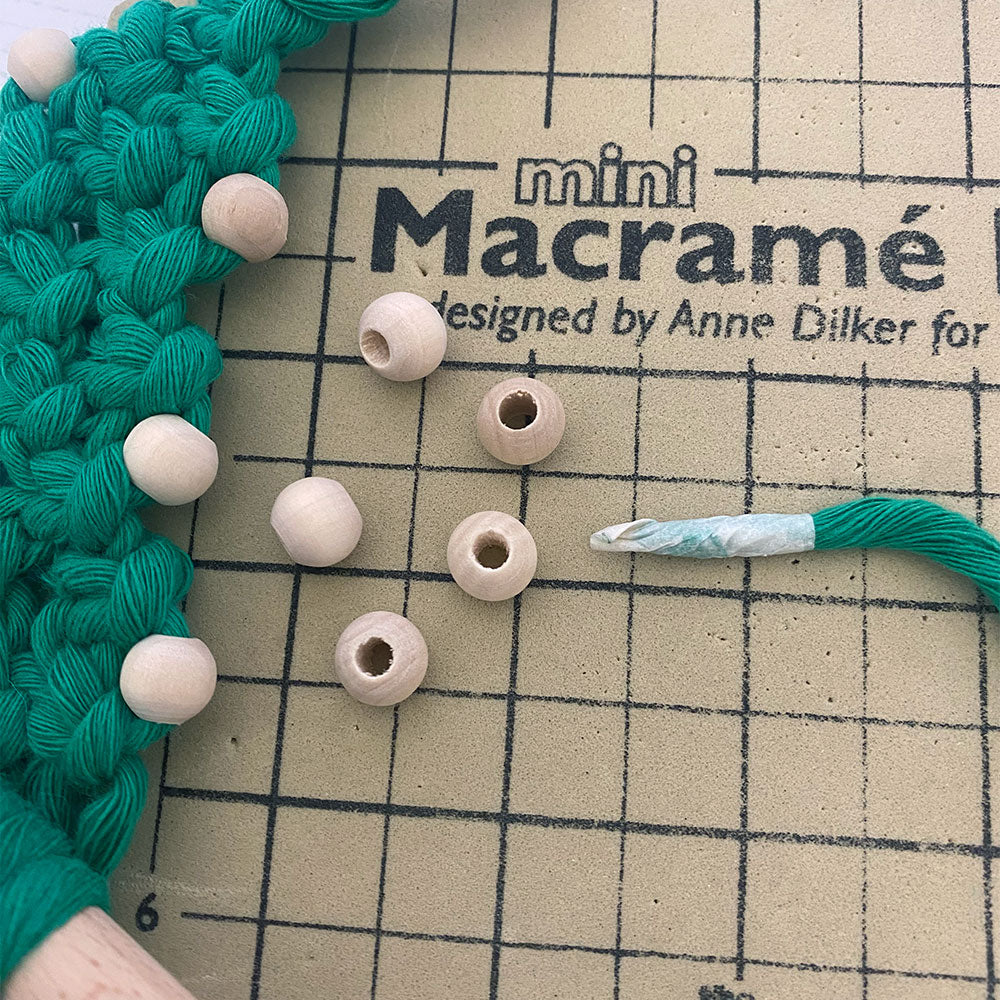 10mm Large Hole Round Natural Wooden Beads